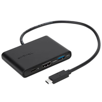 Adaptateur USB-C vers HDMI/USB-C/USB-A de avec Power Delivery - Noir