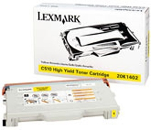 Lexmark C510 Yellow High Yield Toner Cartridge Cartouche de toner Original Jaune