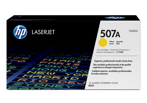 507A toner LaserJet jaune authentique