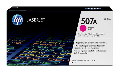 507A toner LaserJet magenta authentique