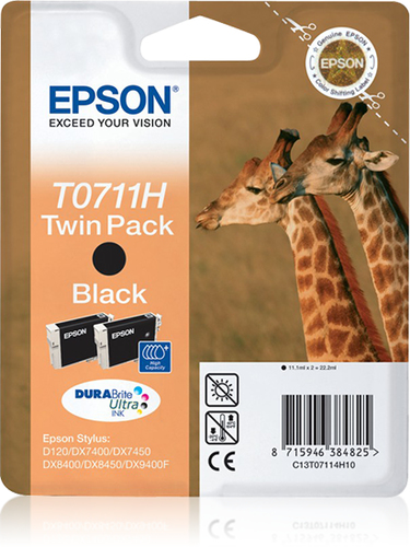 Double pack "Girafe" (T0711H) - Encre DURABrite Ultra N (HC)