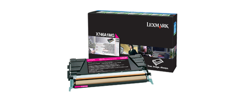 Lexmark X746A1MG Cartouche de toner 1 pièce(s) Original Magenta