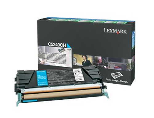 Lexmark 00C5240CH Cartouche de toner Original Cyan