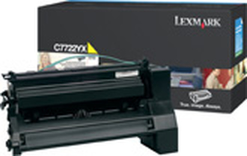 Lexmark C772 Cartouche de toner 1 pièce(s) Original Jaune