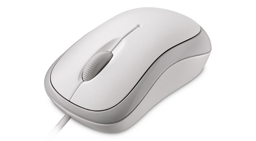 Basic Optical Mouse, USB, 800dpi, Blanc