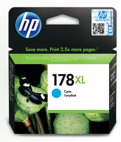 HP 178XL Cyan Ink Cartridge