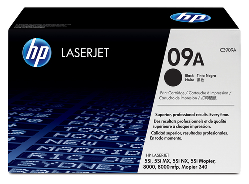 Cartouche authentique de toner noir LaserJet 09A, 15 000 pages standard conformément à ISO/IEC 19752