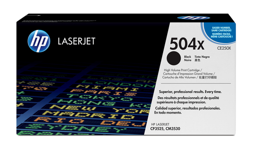 504X toner LaserJet noir grande capacité authentique