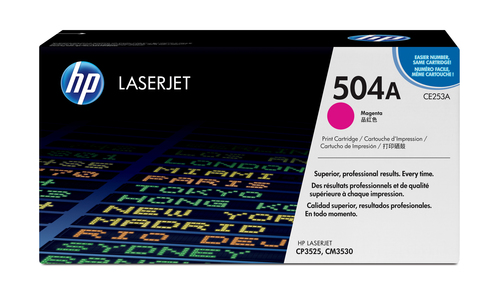 504A toner LaserJet magenta authentique