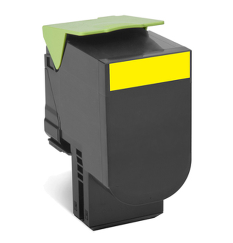 Lexmark 80C8XY0 Cartouche de toner 1 pièce(s) Original Jaune