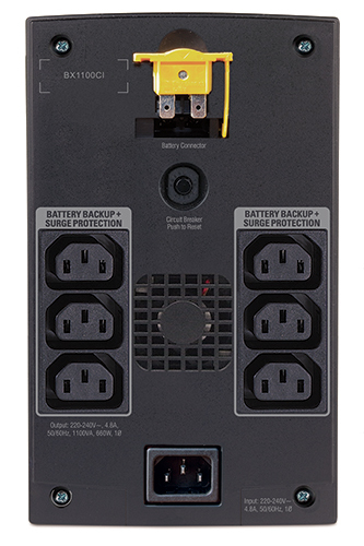 Back-UPS 1100VA with AVR, IEC, 230V