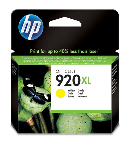 HP 920XL Yellow Officejet Ink Cartridge with HP Officejet Ink