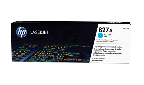 827A toner LaserJet cyan authentique