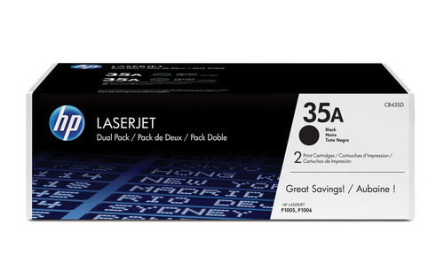 35A pack de 2 toners LaserJet noir authentiques