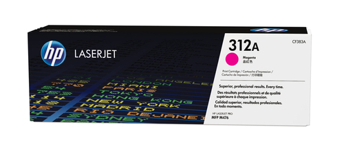 Cartouche de toner magenta authentique LaserJet 312A