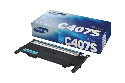 Samsung CLT-C407S Cartouche de toner 1 pièce(s) Original Cyan