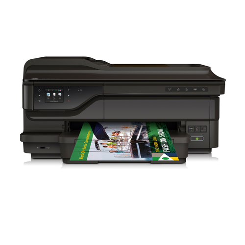 Impresora multifunción de gran formato con conexión web OfficeJet 7612, Thermal Inkjet, 4800 x 1200dpi, 15ppm, A3, 500MHz, 256MB, WiFi, USB, LCD, 2.66″