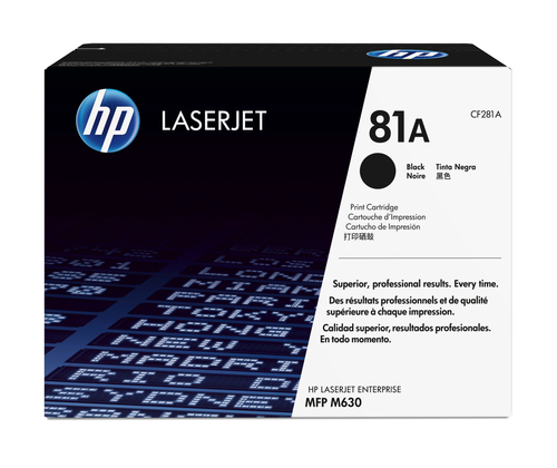 81A toner LaserJet noir authentique