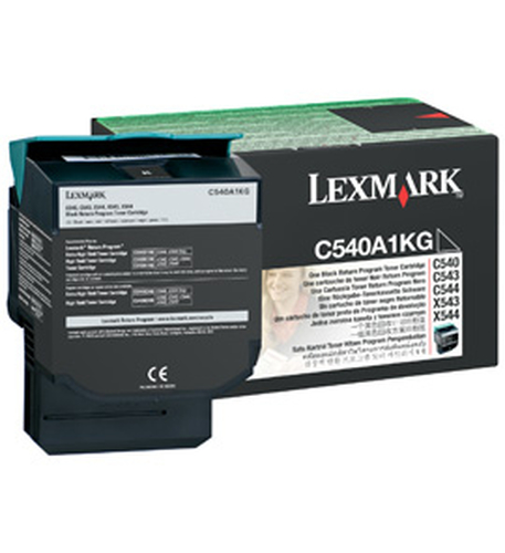 C54x, X54x cartouche toner noir Return Programme (1K)