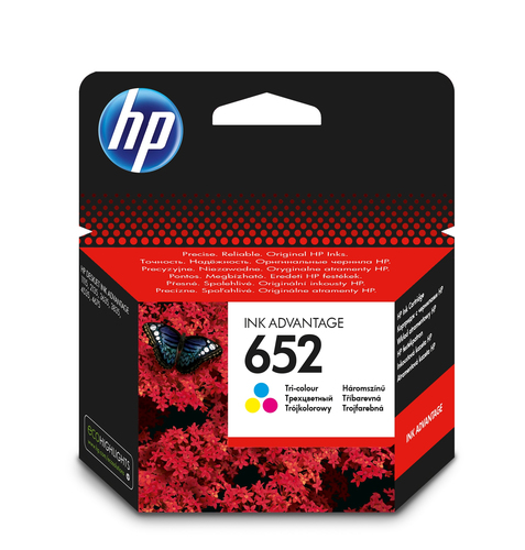 HP 652 Tri-color Original Ink Advantage Cartridge