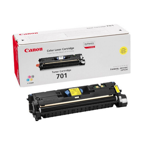 Canon 701 Cartouche de toner 1 pièce(s) Original Jaune