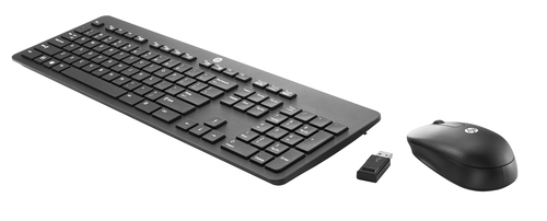 HP Slim - Ensemble clavier et souris - sans fil - 2.4 GHz - France - pour EliteBook, EliteBook Folio, Pro Tablet 610 G1, ProBook, Spectre Pro x360 G2, Stream, ZBook