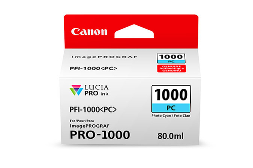 Canon PFI-1000 PC cartouche d'encre Original Photo cyan