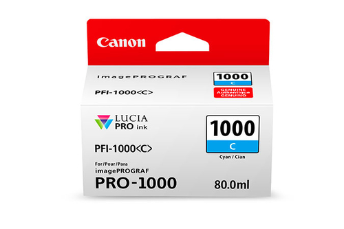 Canon PFI-1000 C cartouche d'encre Original Cyan