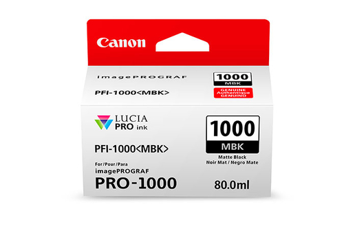 Canon PFI-1000 MBK cartouche d'encre Original Noir mat