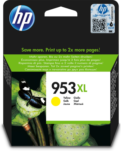 953XL cartouche d'encre jaune grande capacité conçue par HP