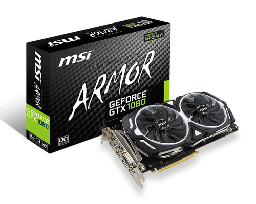 MSI V336-004R carte graphique NVIDIA GeForce GTX 1080 8 Go GDDR5X