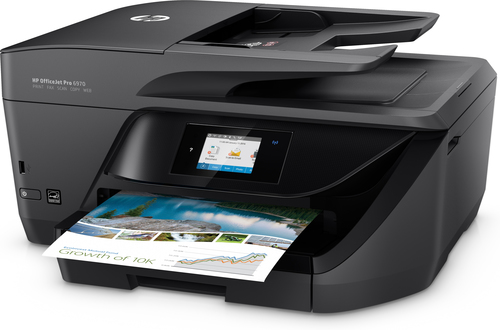 Impresora multifunción OfficeJet Pro 6970, Thermal Inkjet, 600 x 1200dpi, 20ppm, A4, 500MHz, 1024MB, WiFi, USB, CGD, 2.65″