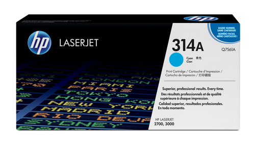 314A toner LaserJet cyan authentique