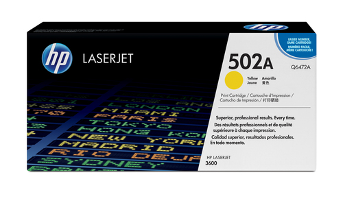 HP Color LaserJet Q6472A Yellow Print Cartridge with ColorSphere Toner