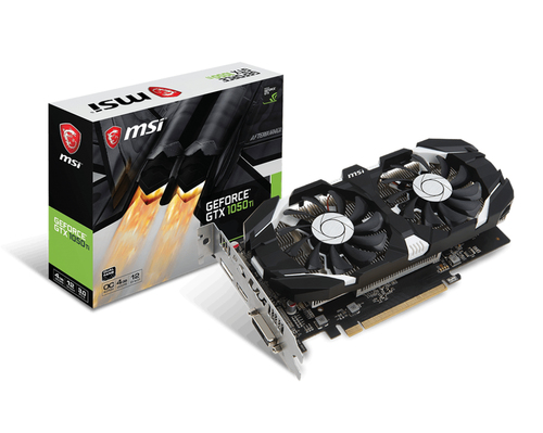 MSI GTX 1050 TI 4G OC NVIDIA GeForce GTX 1050 Ti 4 Go GDDR5