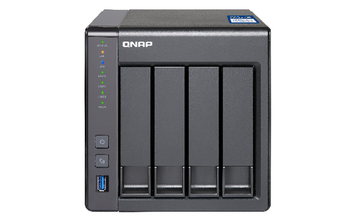 TS-431X, Alpine AL-212 1.7GHz, 2GB DDR3 RAM, 512MB NAND, 1x SFP+, 2x RJ-45, 3x USB 3.0, 169 x 160 x 219 mm, 3000 g