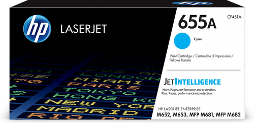 655A toner LaserJet cyan conçu par HP