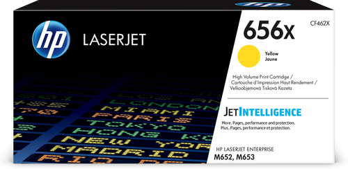 656X toner LaserJet jaune grande capacité conçu par HP