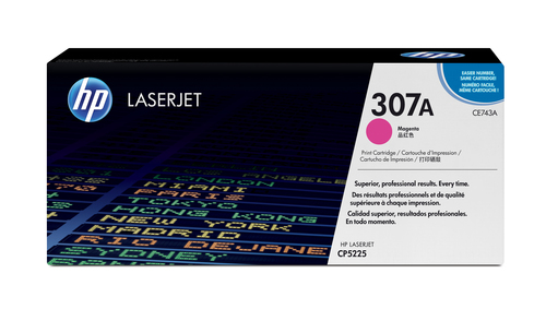 HP 307A Magenta LaserJet Toner Cartridge with Smart Printing Technology