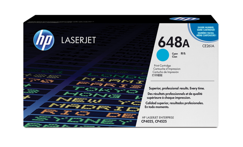 648A toner LaserJet cyan authentique