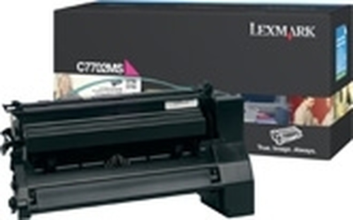 Lexmark Magenta Print Cartridge for C770/C772 Cartouche de toner Original