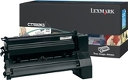 Lexmark Black Print Cartridge for C770/C772 Cartouche de toner Original Noir