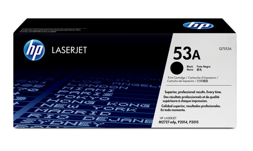 Cartucho de tóner original LaserJet 53A negro