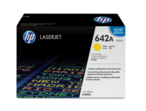 642A toner LaserJet jaune authentique