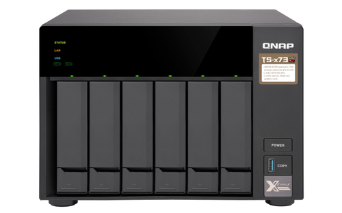 QNAP TS-673 NAS Tower Ethernet/LAN Noir RX-421ND