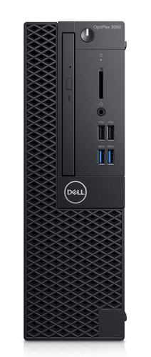 DELL OptiPlex 3060 DDR4-SDRAM i3-8100 SFF Intel® Core™ i3 de 8e génération 4 Go 500 Go HDD Windows 10 Pro PC Noir