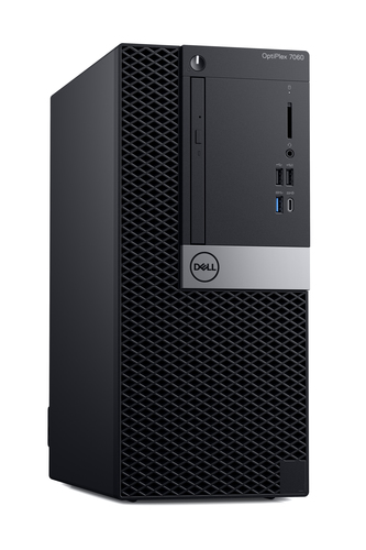 DELL OptiPlex 7060 DDR4-SDRAM i7-8700 Tower Intel® Core™ i7 de 8e génération 8 Go 1000 Go HDD Windows 10 Pro PC Noir