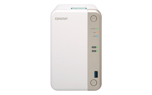 QNAP TS-251B NAS Tower Ethernet/LAN Blanc J3355