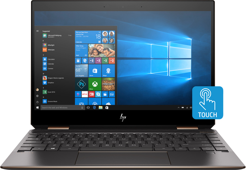 HP Spectre x360 13-ap0001nk Hybride (2-en-1) 33,8 cm (13.3") Écran tactile Full HD Intel® Core™ i5 de 8e génération 8 Go DDR4-SDRAM 256 Go SSD Wi-Fi 5 (802.11ac) Windows 10 Home Noir, Argent