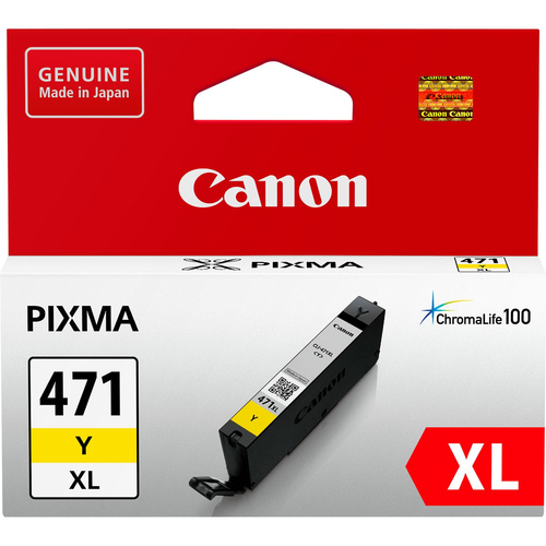 Canon CLI-471XL cartouche d'encre 1 pièce(s) Original Rendement élevé (XL) Jaune